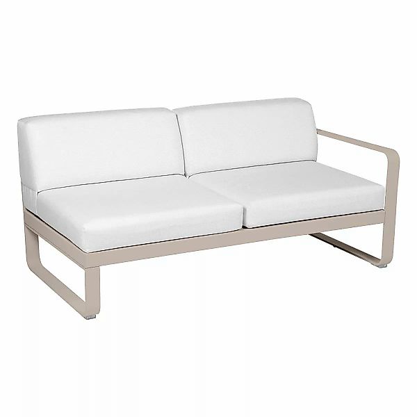 Bellevie Lounge 2-Sitzer Modul 14 Muskat 81 Grauweiß Rechts günstig online kaufen