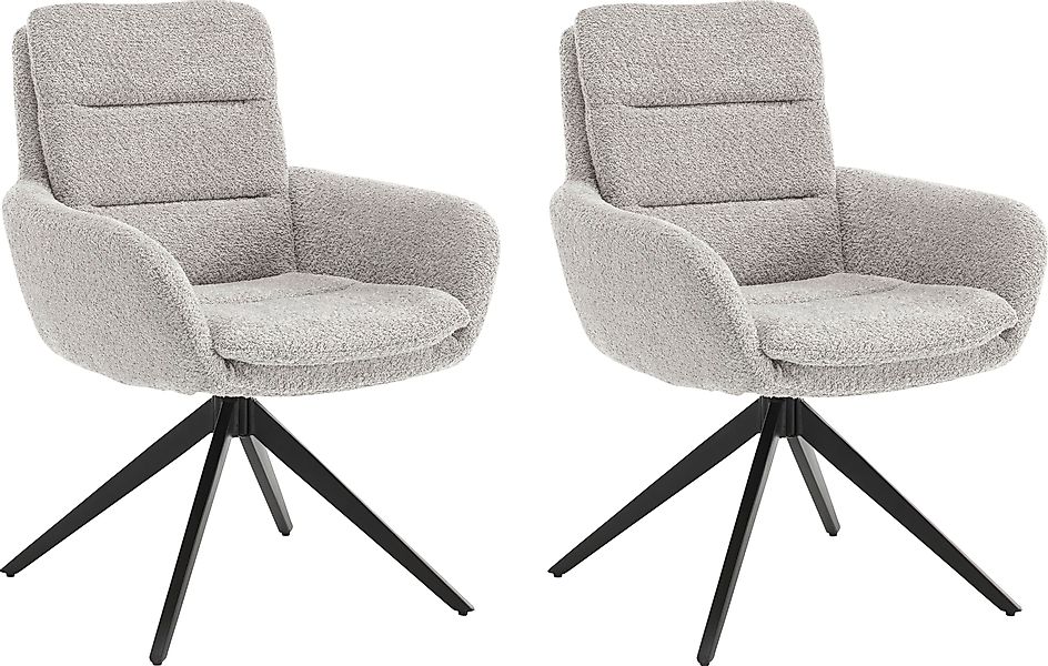 Home affaire Esszimmerstuhl »Taragona«, (Set), 2 St., Boucle, mit unterschi günstig online kaufen