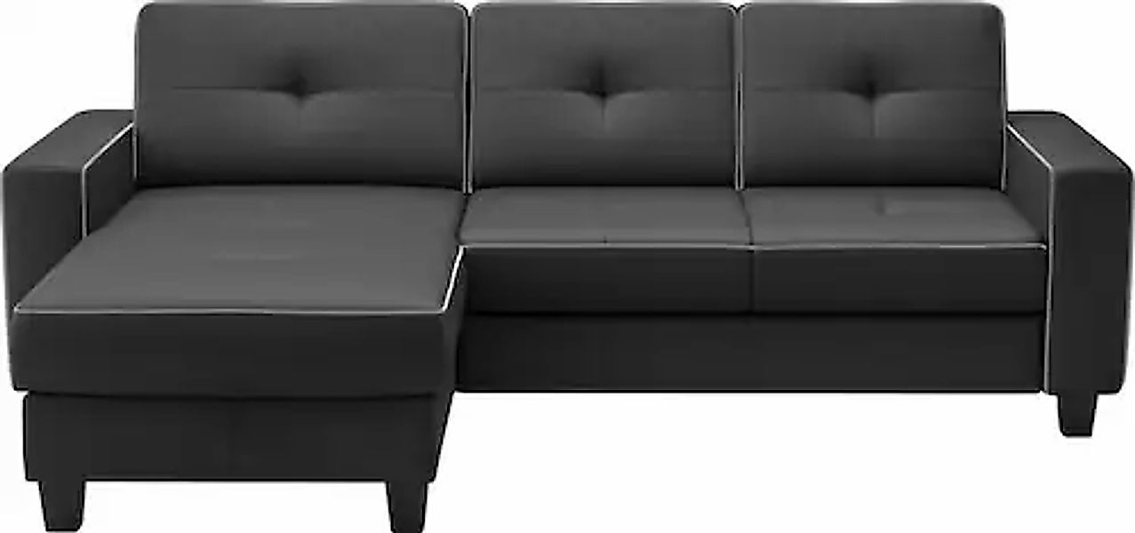 Places of Style Ecksofa »Varese«, wahlweise mit Bettfunktion und Bettkasten günstig online kaufen