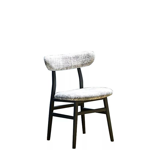 Gervasoni - Brick 221 Stuhl - grau/Gestell grau/Sitz und Rücken gepolstert/ günstig online kaufen