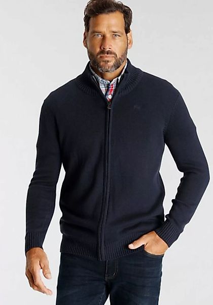 Man's World Strickjacke aus Baumwollmischung günstig online kaufen