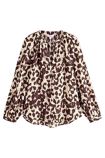 Next Langarmbluse Langärmelige Bluse mit V-Ausschnitt (1-tlg) günstig online kaufen