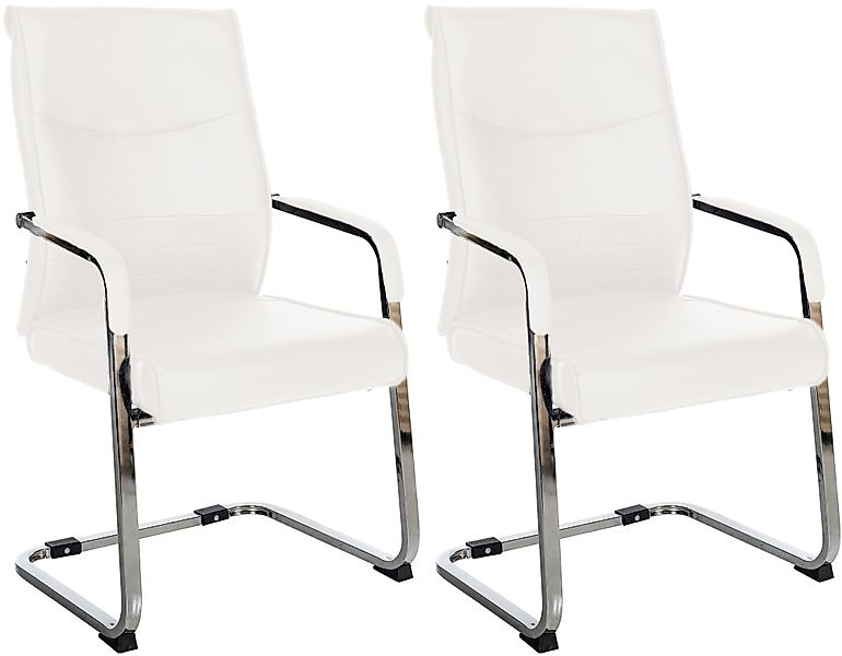 CLP Besucherstuhl Hobart (2er Set), Kunstleder günstig online kaufen