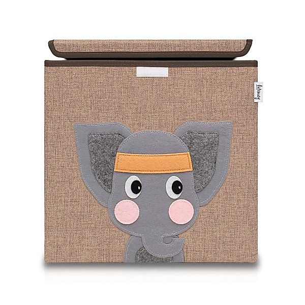 Lifeney Faltbox Aufbewahrungsbox mit Deckel Elefant günstig online kaufen