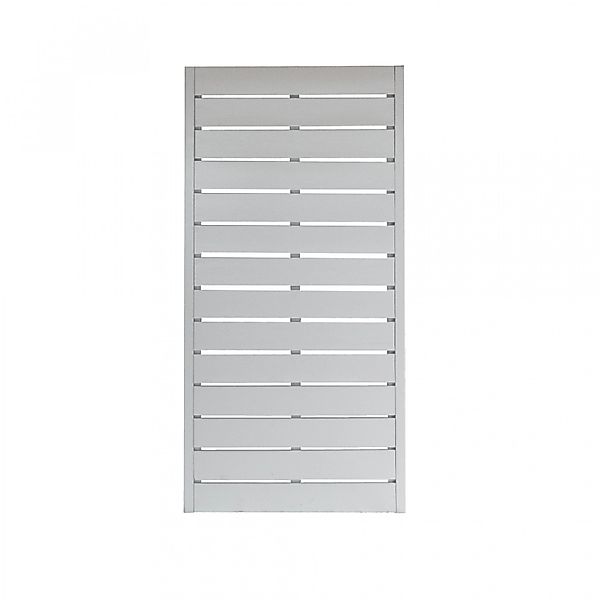 Sichtschutzzaunelement Faro Grau lackiert 180 cm x 90 cm günstig online kaufen