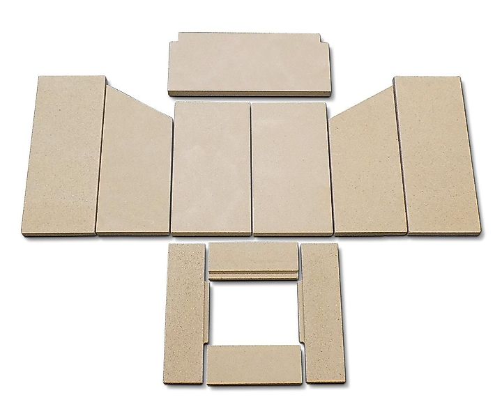 kaminXpert Feuerraumplatten A für Hark Alero 1 Kaminofen Ersatzteil Feuerra günstig online kaufen