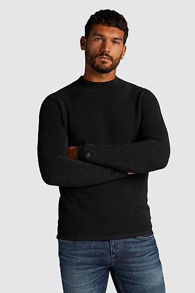 Cast Iron Turtleneck Pullover Schwarz - Größe S günstig online kaufen