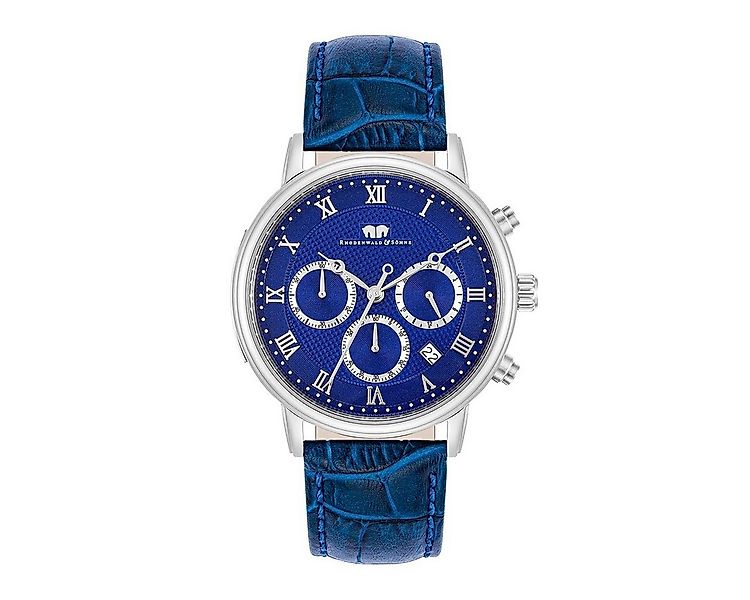 Rhodenwald & Söhne Chronograph Moonlight schwarz Moonlight, mit Echtleder-A günstig online kaufen