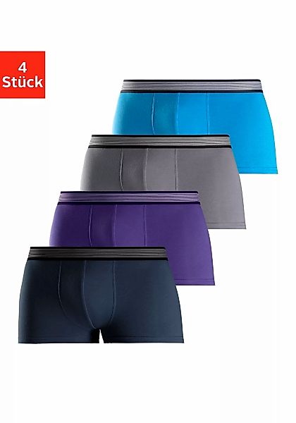 H.I.S Hipster, (Packung, 4 St.), knapp sitzende Boxershorts aus Baumwollmis günstig online kaufen