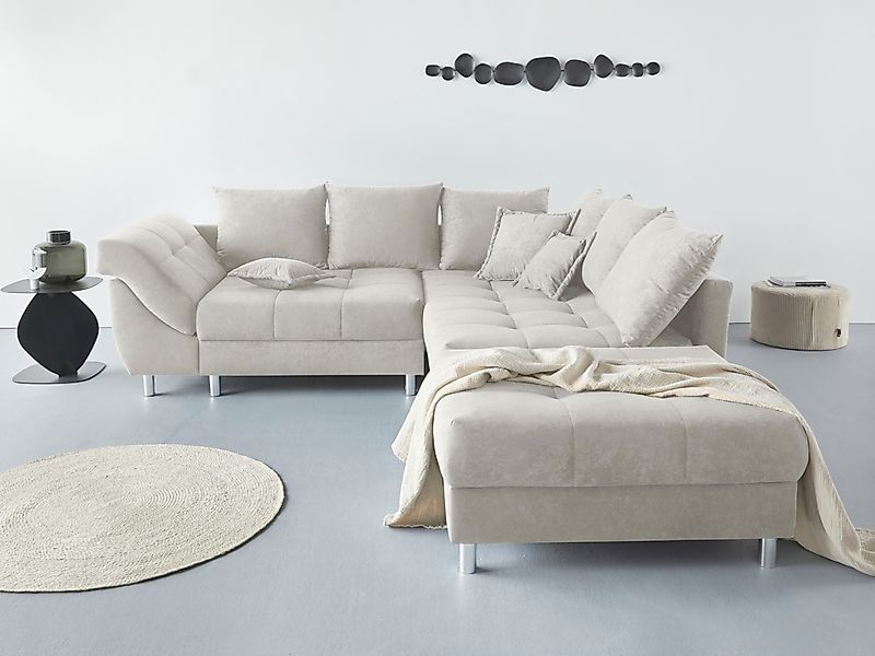 COLLECTION AB Ecksofa "(Spar-Set) Innsbruck L-Form und Hocker", (Spar-Set), günstig online kaufen