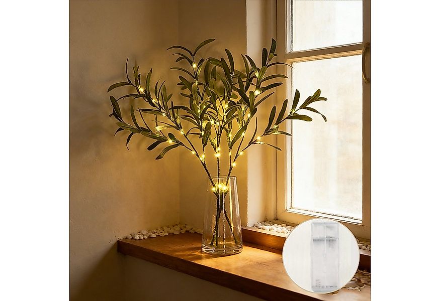 MUPOO LED Dekolicht LED-Leuchtzweig Beleuchtete Künstliche Eukalyptus & Oli günstig online kaufen