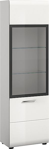 Home affaire Vitrine FLORENZ, Höhe: 160 cm, hochwertige MDF-Front, Glastür, günstig online kaufen