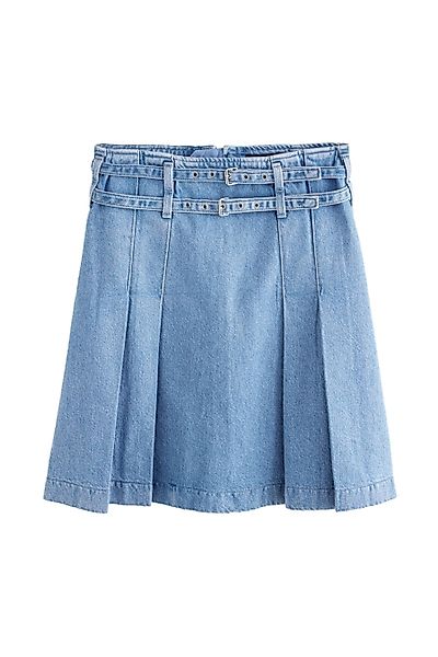 Next Jeansrock Denim-Kiltrock mit Gürtel aus günstig online kaufen