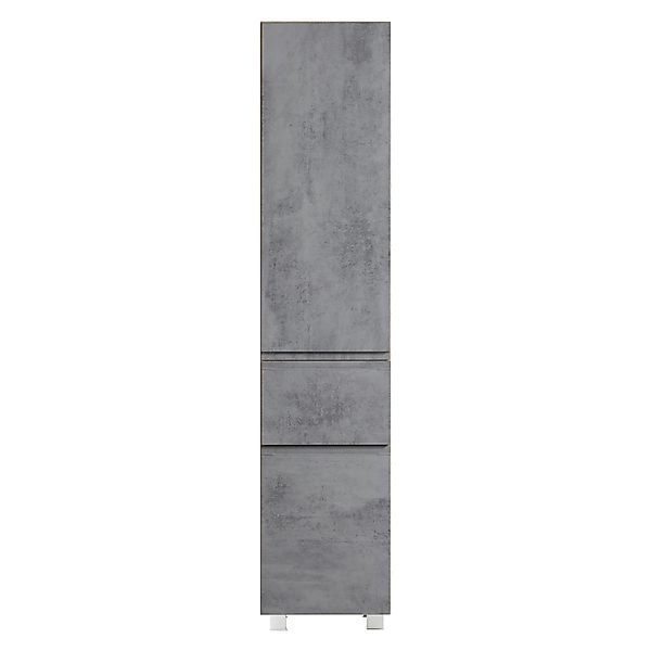 Held Möbel Seitenschrank Ancona 40 cm Betongrau-Wotaneiche günstig online kaufen