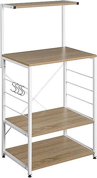 Woltu Küchenregal, 1-tlg., Küchenregal Standregal Mikrowellenhalter Regal günstig online kaufen