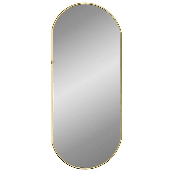 vidaXL Wandspiegel Golden 70x30 cm Oval 348198 günstig online kaufen