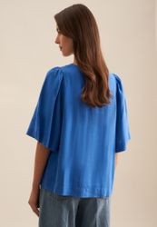 seidensticker Shirtbluse Schwarze Rose Kurzarm Rundhals günstig online kaufen