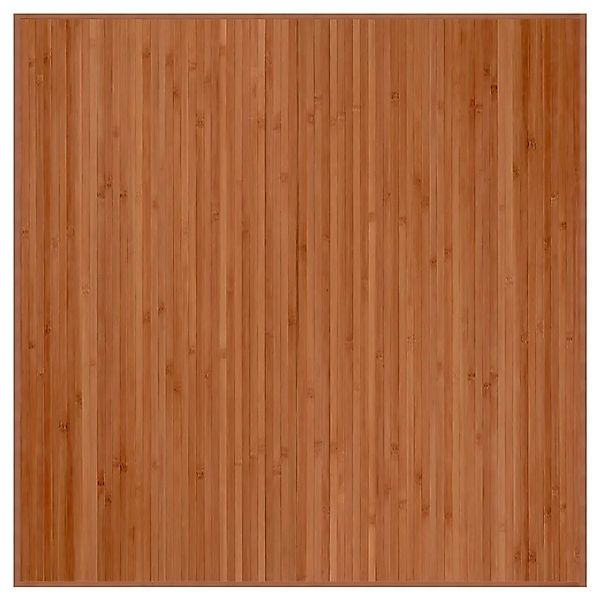 vidaXL Teppich Quadratisch Braun 100x100 cm Bambus 376938 günstig online kaufen