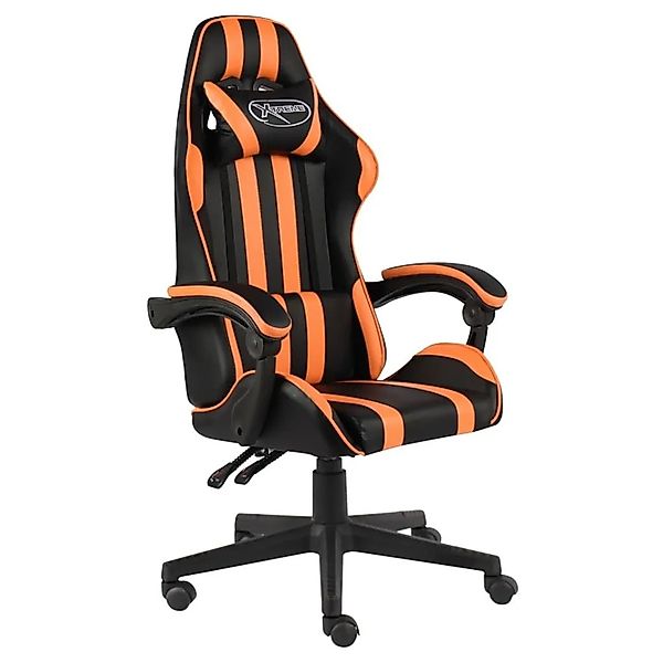 vidaXL Gaming-Stuhl Schwarz und Orange Kunstleder 20524 günstig online kaufen