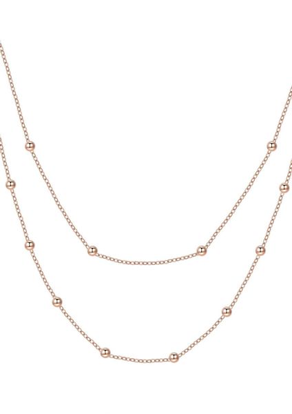 Hey Happiness Edelstahlkette Kugeln mehrreihig, Edelstahl günstig online kaufen