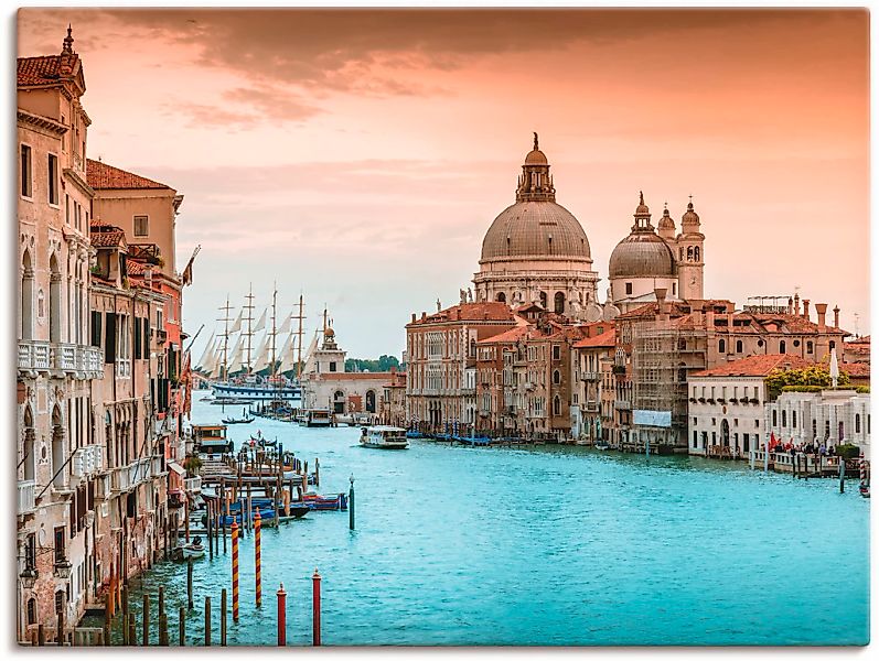 Artland Wandbild "Venedig Canal Grande I" Italien 1 Stk. tlg. als Alubild, günstig online kaufen