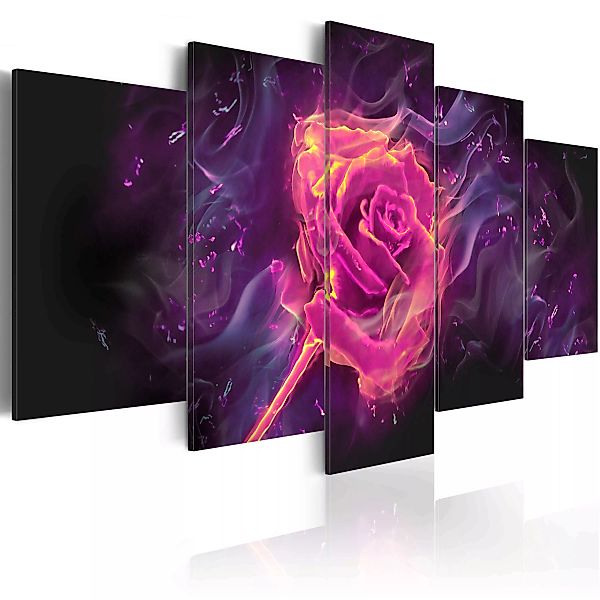 Wandbild - Flames Of Rose günstig online kaufen