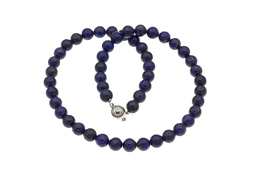 Bella Carina Perlenkette Kette mit hochwertigen Lapislazuli Perlen 8 mm Dur günstig online kaufen