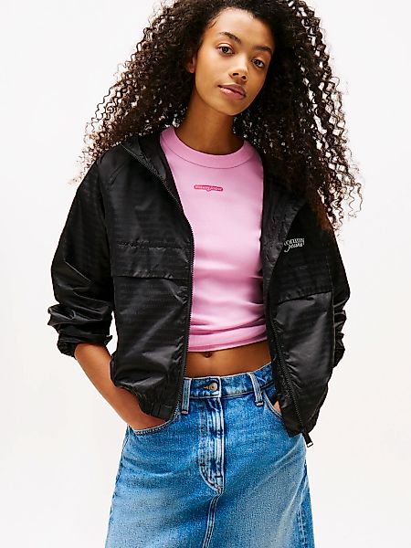 Tommy Jeans Windbreaker "TJW JACQUARD WINDERBREAKER", mit Kapuze günstig online kaufen