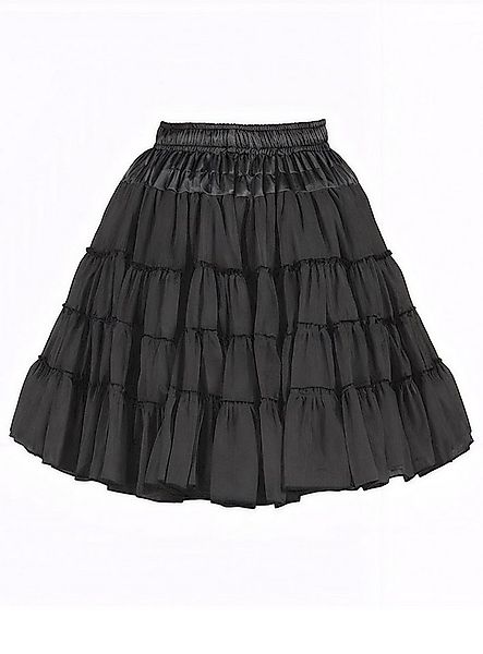 thetru Kostüm Petticoat Deluxe schwarz 2-lagig, Mittellanger Unterrock in z günstig online kaufen