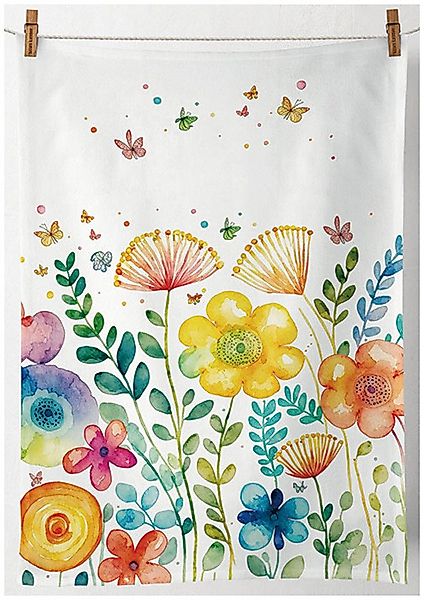 Ambiente® Geschirrtuch Vibrant spring, (2-tlg., 2-teilig), günstig online kaufen