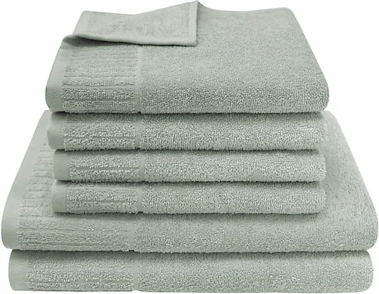 Dyckhoff Handtuch Set »Bridge«, Set, 6 tlg., Walkfrottier, 4 Handtücher (50 günstig online kaufen