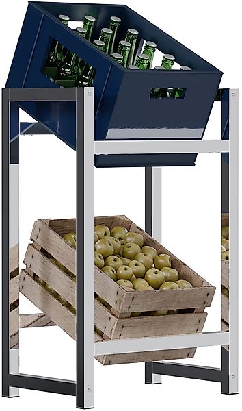 CLP Standregal Stack, Getränkekistenständer aus stabilem günstig online kaufen