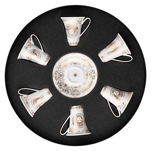 Rosenthal Versace Medusa Gala Gold Set 6 Espresso-/Mokkatassen 0,09 L günstig online kaufen