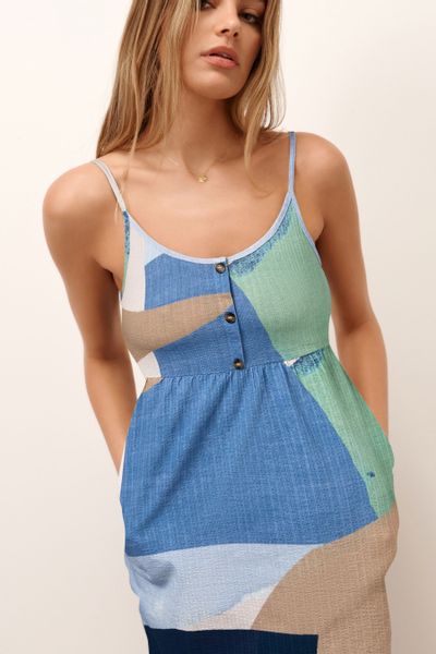 Next Trägerkleid Sommerkleid aus Baumwolle mit günstig online kaufen