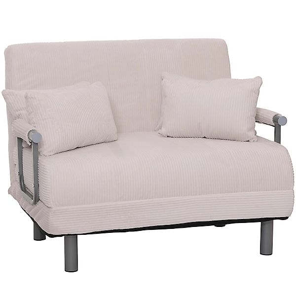 MCW Schlafsessel K29 Stoff Cord 330g/m² Creme-Weiß günstig online kaufen