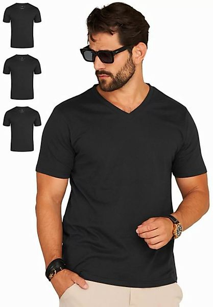 DAILY COTTON T-Shirt BASETEEV (Packung, 3er-Pack) Herren Basic Kurzarm Shir günstig online kaufen