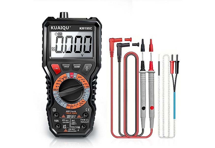 BBG Multimeter Multimeter Digital True RMS mit LCD-Hintergrundbeleuchtung, günstig online kaufen