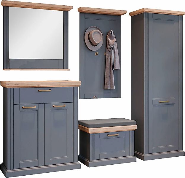 Home affaire Garderoben-Set "Tara", (Set, 5 St., Garderobenschrank,Schuhsch günstig online kaufen
