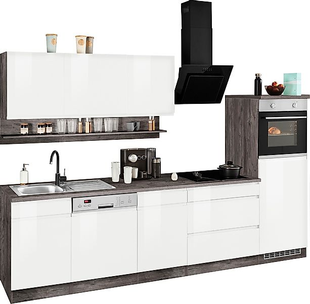 KOCHSTATION Küchenzeile "KS-Virginia" Breite 300 cm, wahlweise mit E-Geräte günstig online kaufen