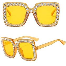 autolock Sonnenbrille Kristall Sonnenbrille Damen, Square günstig online kaufen