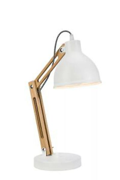 Schreibtischlampe moderne Arbeitsleuchte Holz 44cm günstig online kaufen