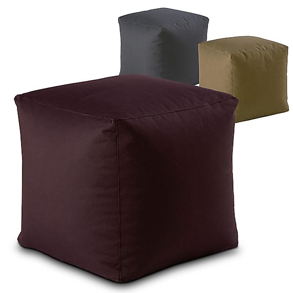 Amagohome Sitzhocker Sitzhocker Outdoorf Sitzwürfel 45x45x45cm günstig online kaufen