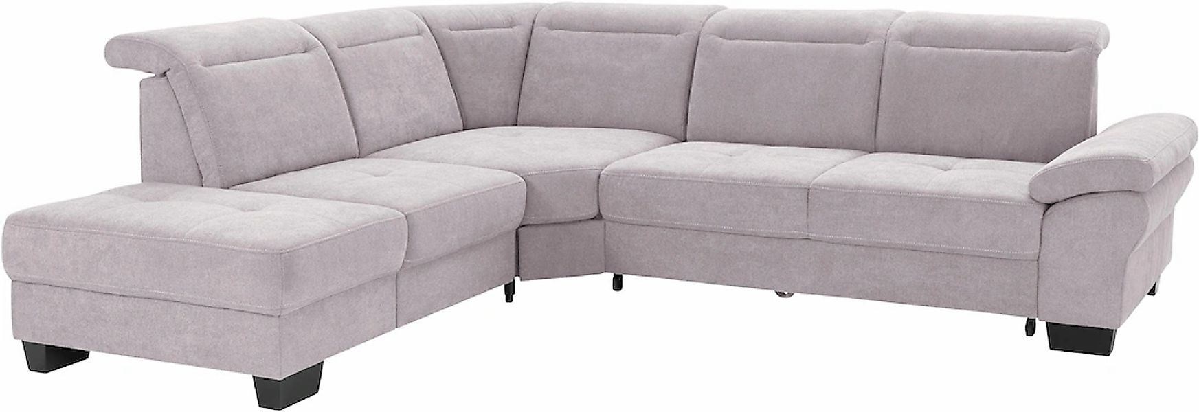 Places of Style Ecksofa »Cornwall L-Form«, incl. Sitztiefenverstellung, mit günstig online kaufen