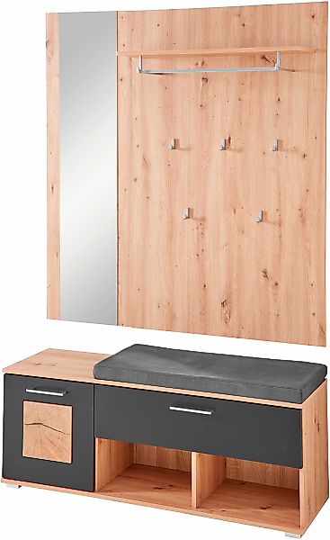 Innostyle Sitzgruppe "Fun Garderobeset, 126x193x38cm (B/H/T)" 2 Stk. tlg. 1 günstig online kaufen