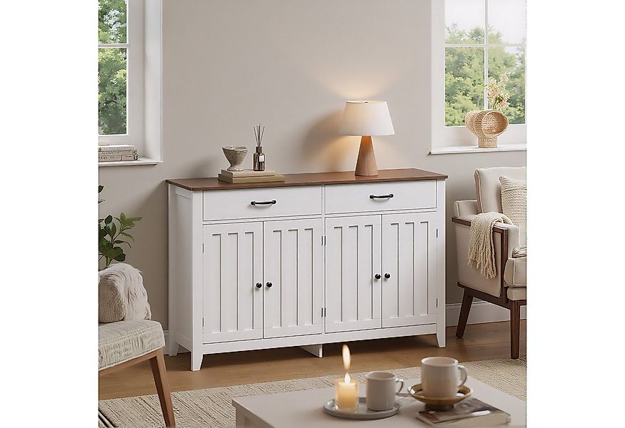 Bealife Sideboard Küchenschrank mit Arbeitsplatten,mit 2 Schubladen 2 Türen günstig online kaufen