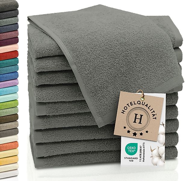 ZOLLNER Gästehandtücher, Walkfrottier (10-St), 30 x günstig online kaufen