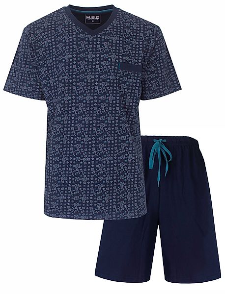 M.E.Q. Shorty Herren Pyjama kurz (2 günstig online kaufen