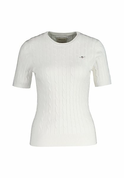 Gant T-Shirt "T-Shirt STRETCH COTTON CABLE C-NECK 1er Pack" günstig online kaufen