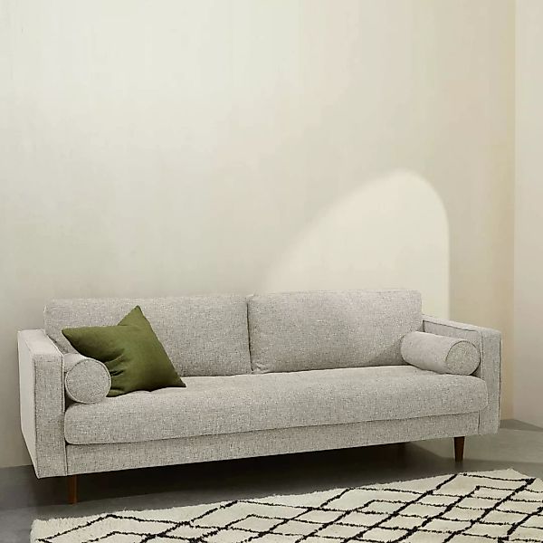 Scott 3-Sitzer Sofa, Elfenbein - MADE.com günstig online kaufen