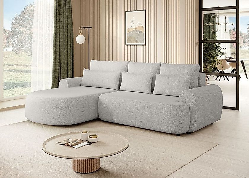 Beautysofa Ecksofa OLIVIO, mit Bettkasten Bretie:266 günstig online kaufen
